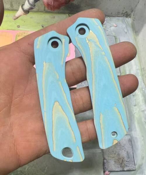 Forged Carbon Knife Handle