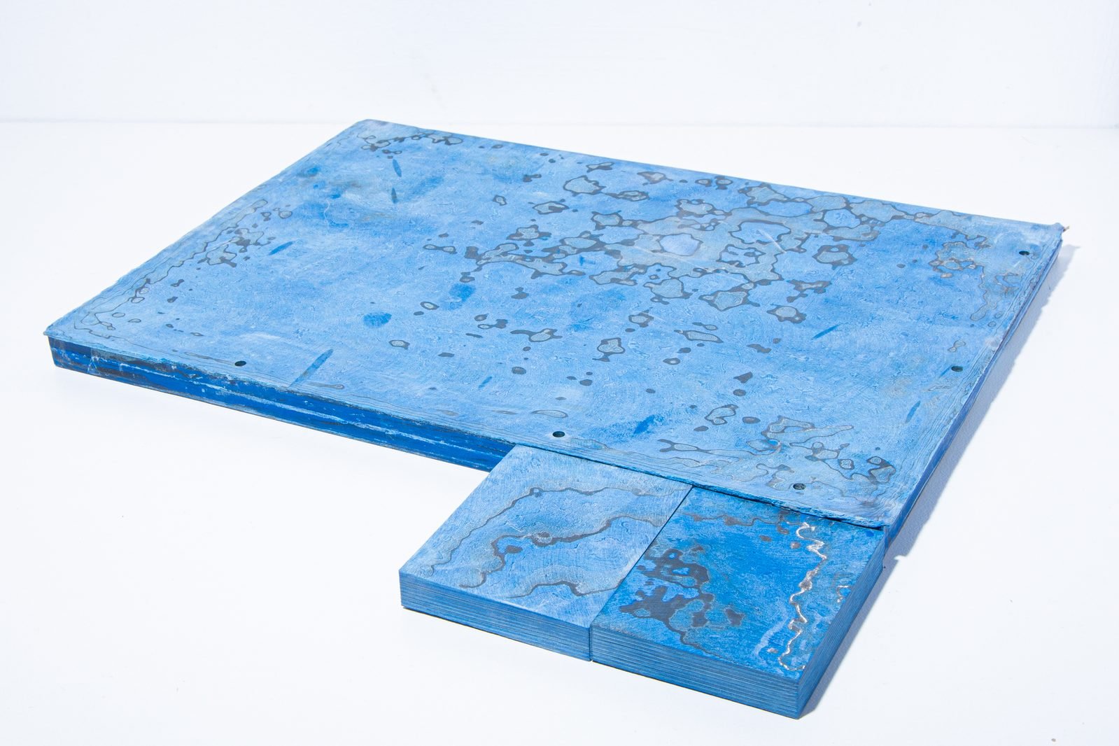 Forged Carbon Sheet - Cyan