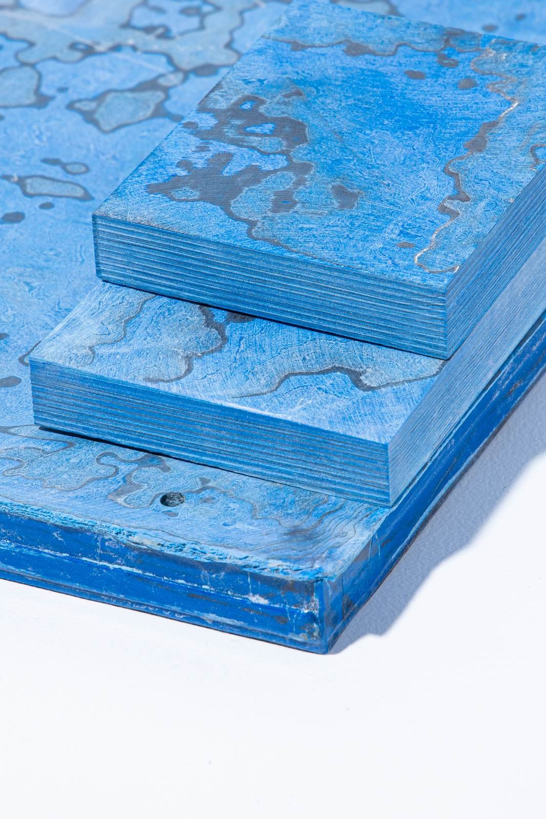 Forged Carbon Sheet - Cyan