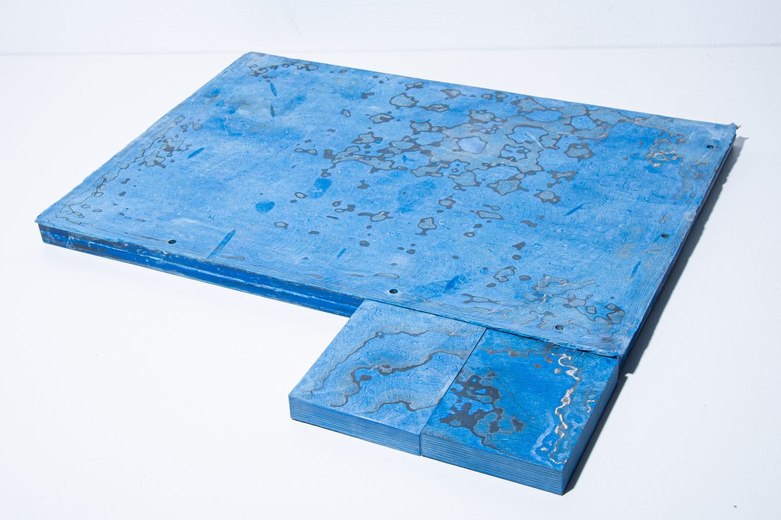 Forged Carbon Sheet - Cyan