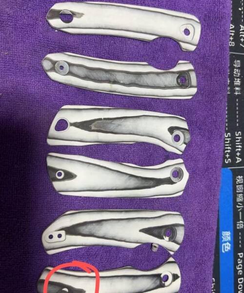 Forged Carbon Sheet - Purple