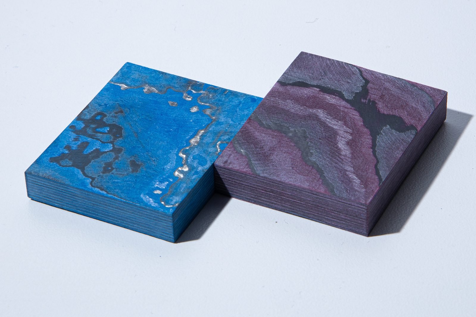 Forged carbon block showing formed grain