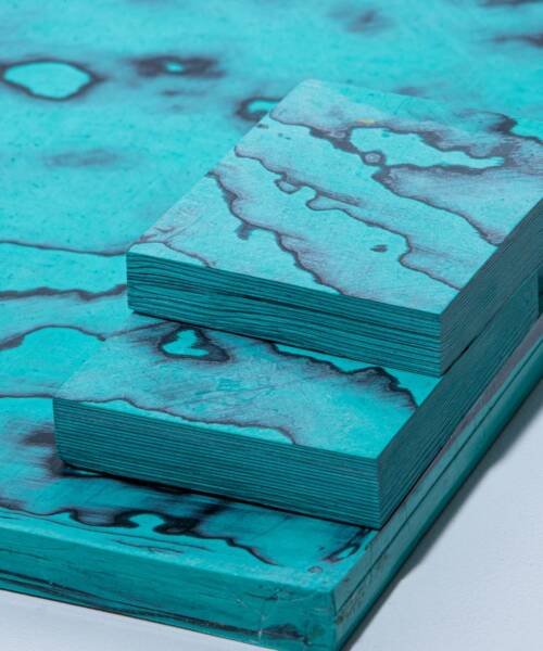 Forged Carbon Sheet - Teal