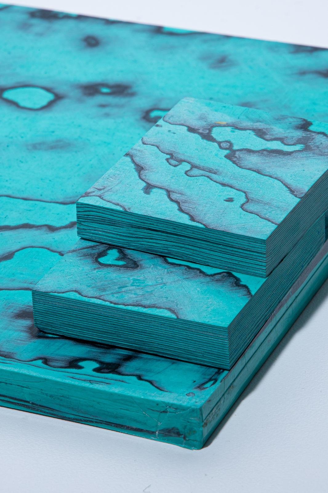 Forged Carbon Sheet - Teal