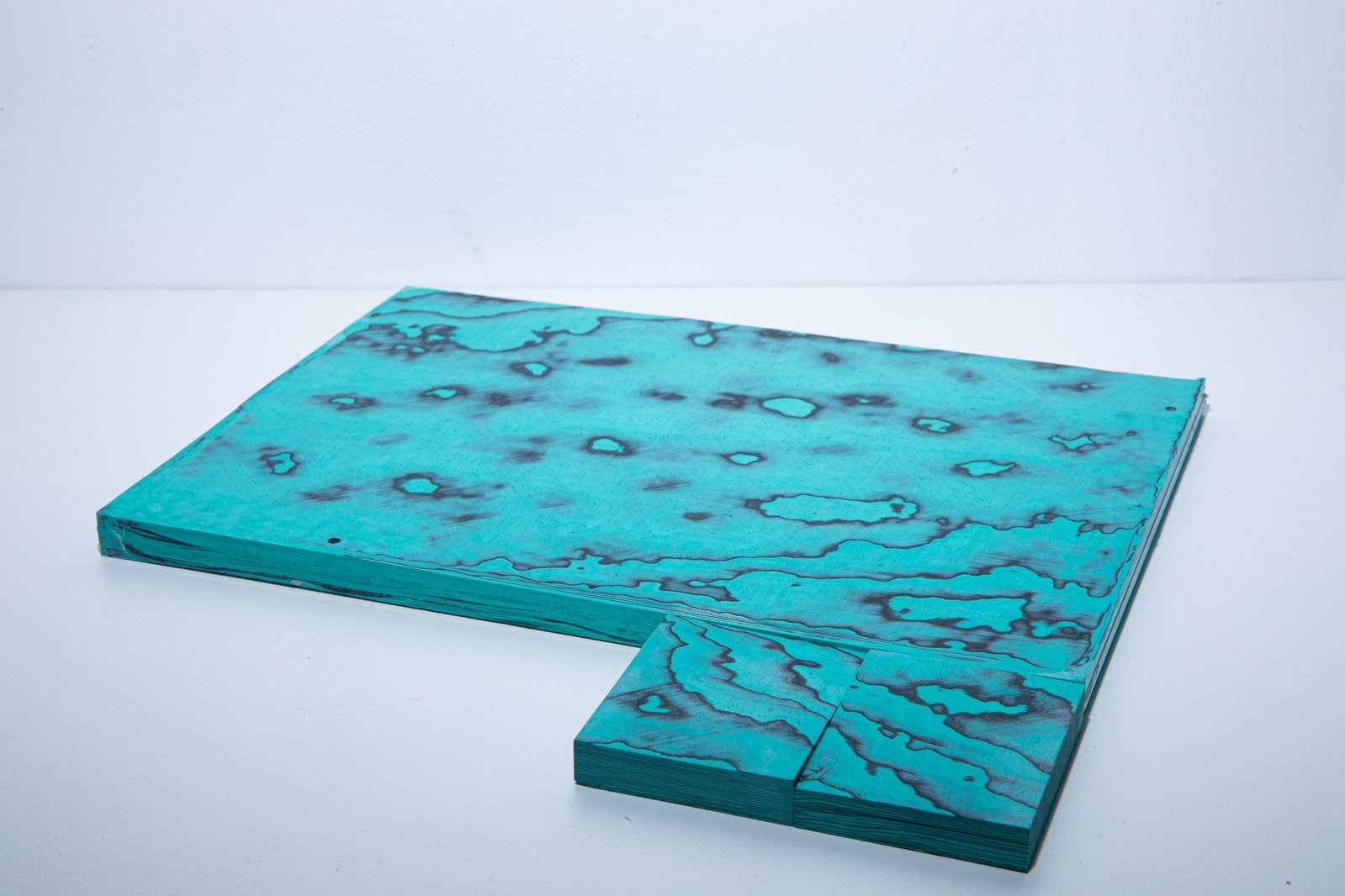Forged Carbon Sheet - Teal