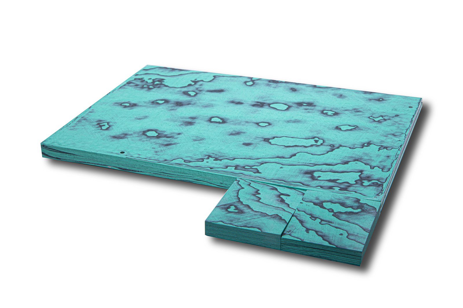 Forged Carbon Sheet - Teal