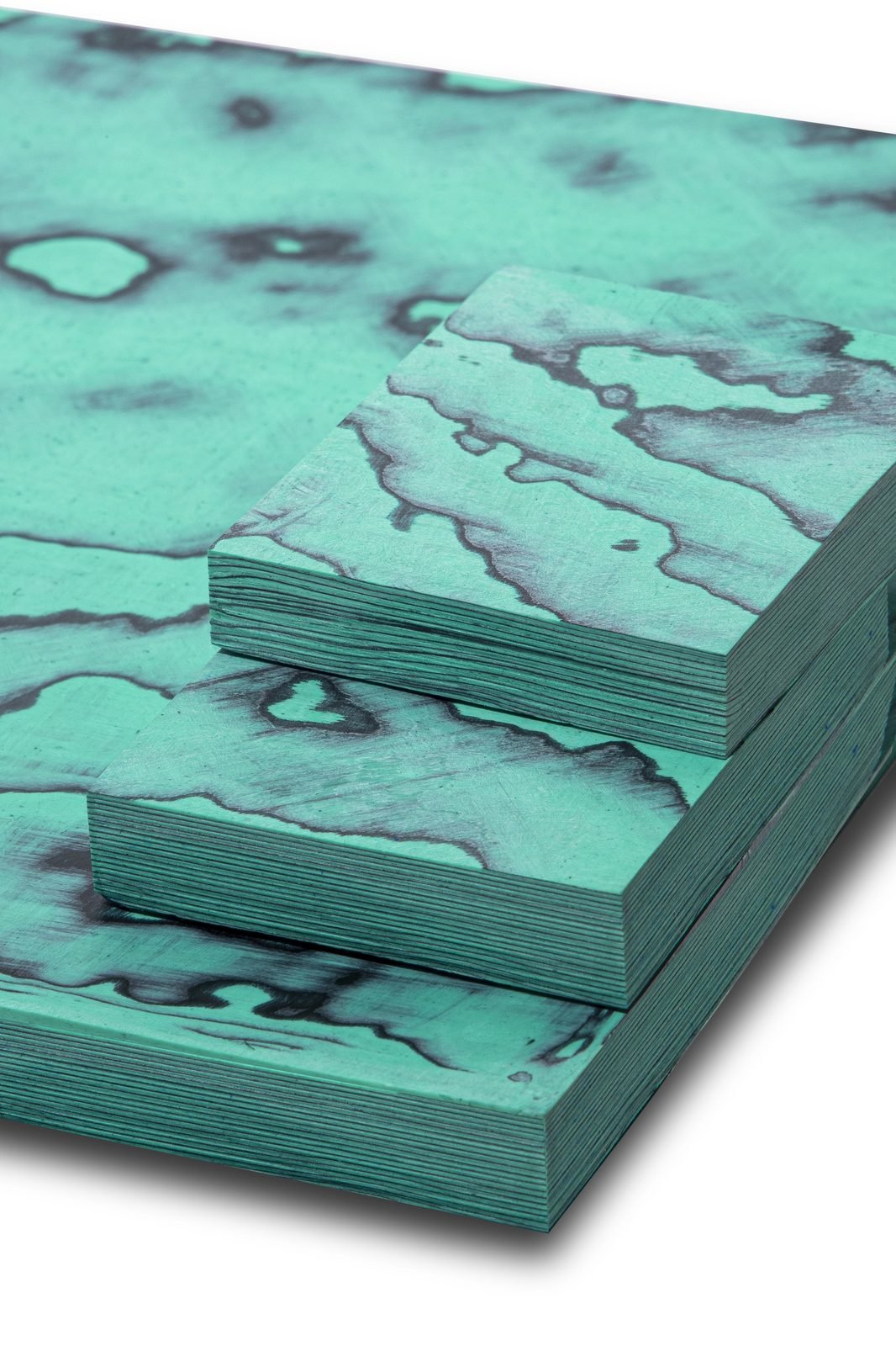 Forged Carbon Sheet - Teal